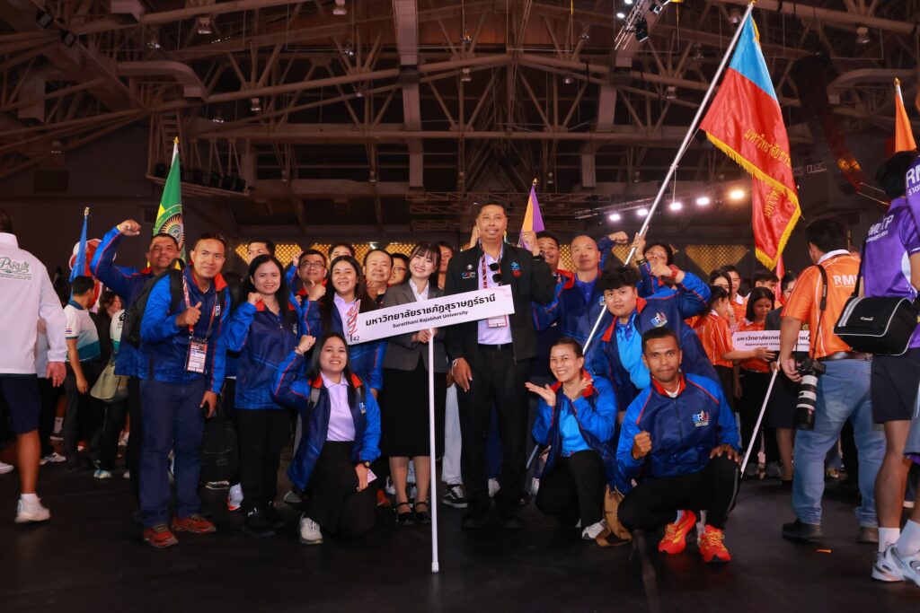 มรส. แสดงพลังสปิริต! นำทัพบุคลากรร่วมเปิดฉาก การแข่งขันกีฬาบุคลากรมหาวิทยาลัยแห่งประเทศไทย ครั้งที่ 42 “มศว เกมส์”
